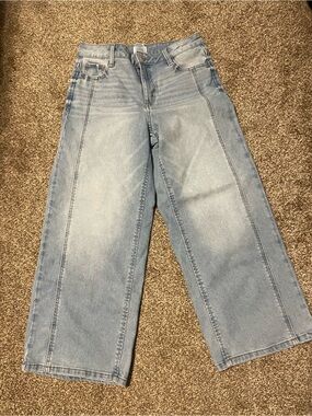 Time and Tru Light Blue Wide Leg Jeans